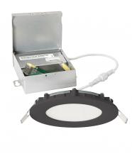 AFX Lighting, Inc. TUCF04LAJD1BK - Tuck 4'' LED Flushmount 5CCT 120V Black