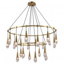 Kanova Lighting KCH3104-24BS - Ayla 2-tier Round Chandelier - Large