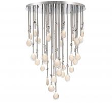 Lib & Co. US 12067-01 - Bellissima, 32 Light LED Grand Chandelier, Silver Sleeve
