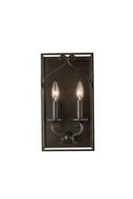 Kalco 508220HB - Somers 2 Light ADA Wall Sconce