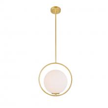 CWI Lighting 1212P14-1-169 - Celeste 1 Light 14in Medallion Gold Mini Pendant
