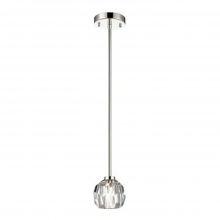 ZEEV Lighting MP40036-1-PN - Parisian Crystal Mini-Pendant in Polished Nickel