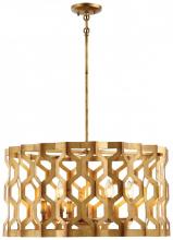 Minka Metropolitan N6776-293 - Coronade - 6 Light Drum Pendant/ Semi Flush