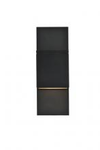 Elegant LDOD4024BK - Raine Integrated LED wall sconce  in black
